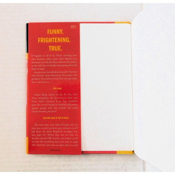 Arguing with Idiots by Glenn Beck 1st Threshold Edition 2009 Hardcover Jacket - Picture 3 of 6